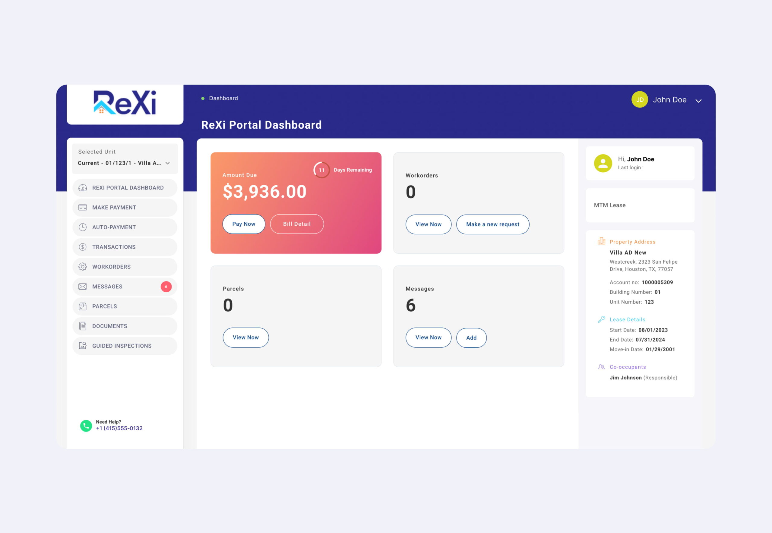 Rexi PropTech platform system architecture diagram